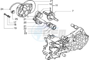 DNA 50 drawing Rear wheel shaft