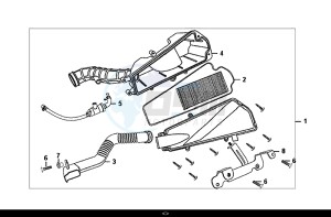 JET 4 50cc (AD05W8-EU) (E4) (L8) drawing AIR CLEANER