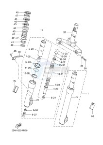 CW50 BOOSTER (2DW2 2DW2) drawing FRONT FORK