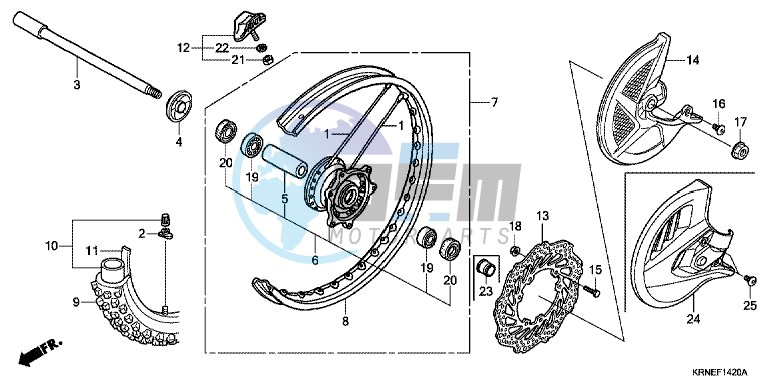 FRONT WHEEL