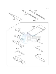 JT 1500 E [ULTRA 260X] (E9F) E9F drawing OWNERS TOOLS