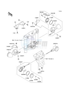 VN 900 C [VULCAN 900 CUSTOM] (7F-9FA) C8F drawing TURN SIGNALS