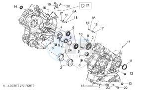 Shiver 750 (AA, JP, K, MAL, T, TW) drawing Crankcases II