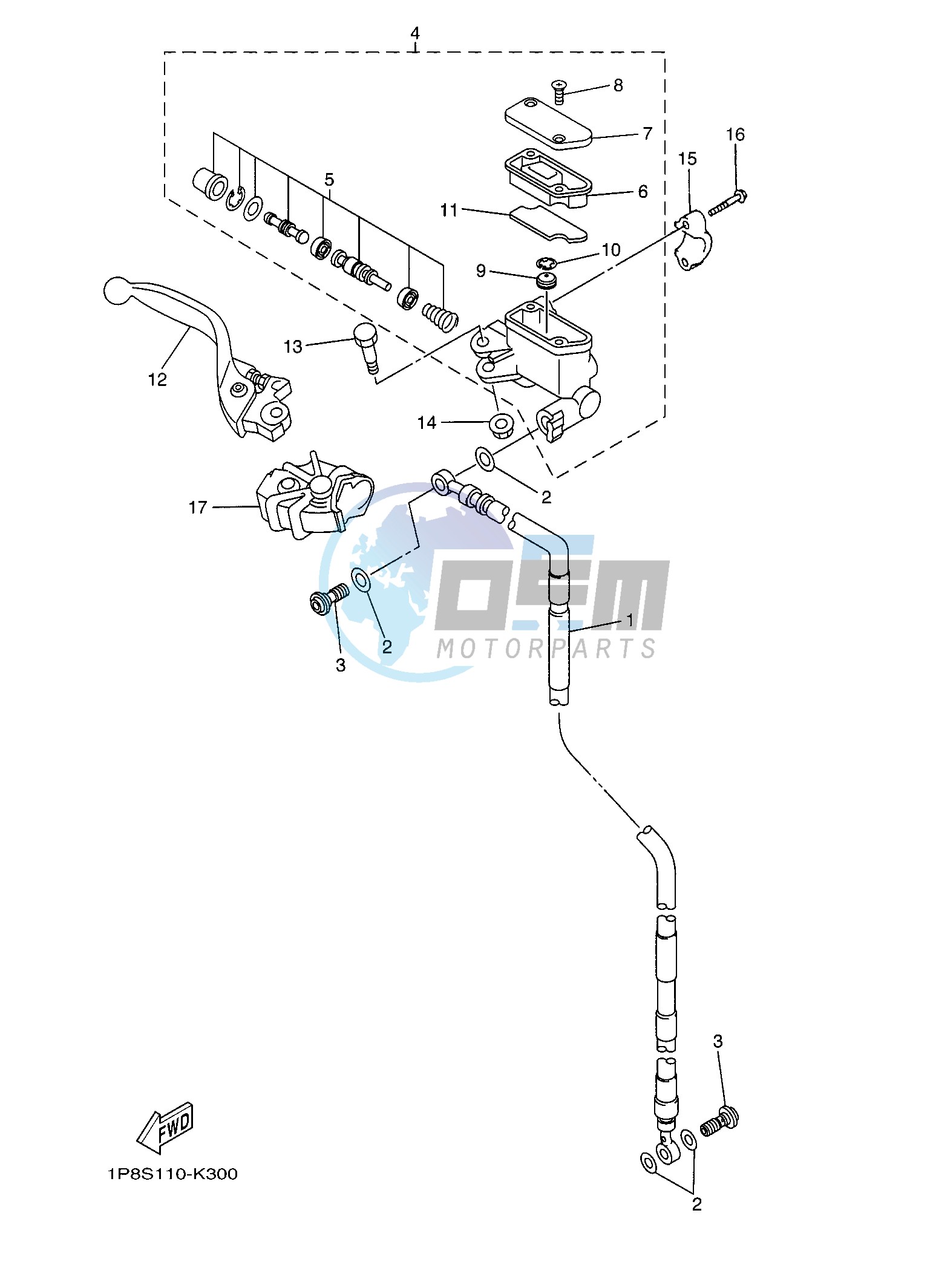 FRONT MASTER CYLINDER