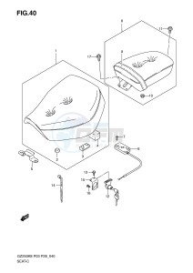 GZ250 (P3) drawing SEAT