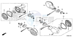 CB1000RAF CB1000R 2ED - (2ED) drawing WINKER