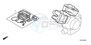 XL700V9 ED drawing GASKET KIT A