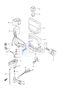 DF 250 drawing PTT Switch/Engine Control Unit