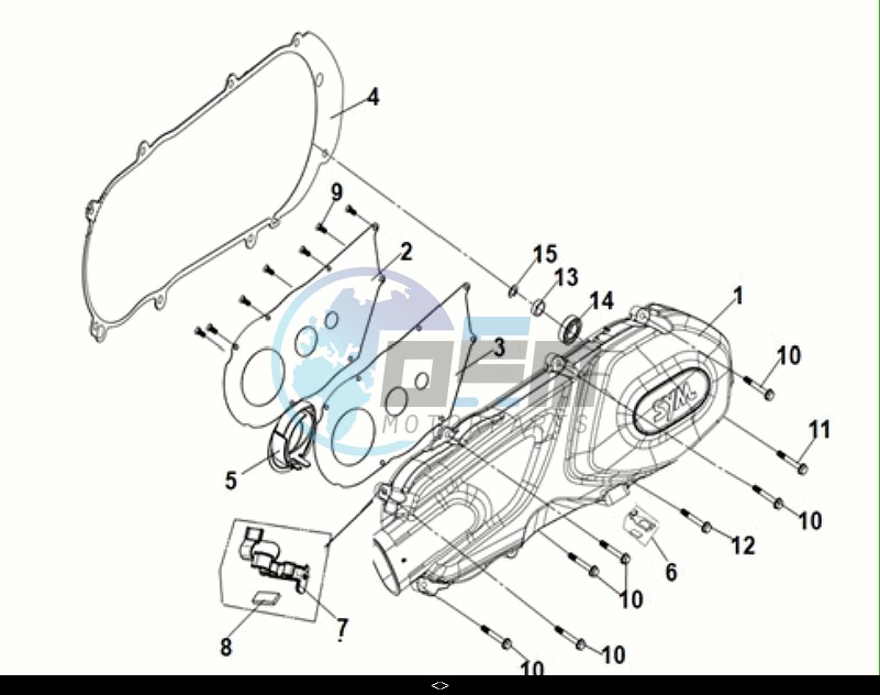 L. CRANK CASE COVER