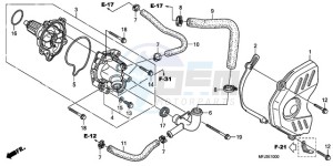 CBR600RR9 Korea - (KO / MK) drawing WATER PUMP