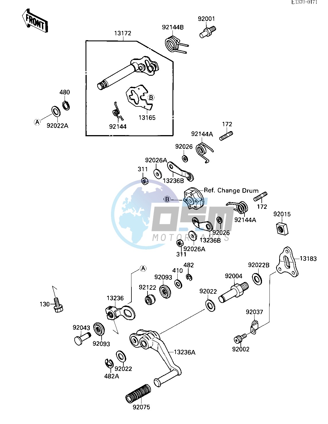 GEAR CHANGE MECHANISM