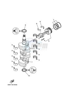 F100DETL drawing CRANKSHAFT--PISTON