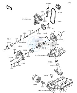 NINJA ZX-10R ABS ZX1000SGFB XX (EU ME A(FRICA) drawing Oil Pump