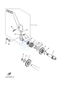 YZ125 (B4XA) drawing STARTER