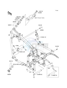 VN 900 C [VULCAN 900 CUSTOM] (7F-9FA) C7F drawing FRAME