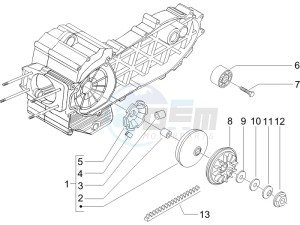 Beverly 500 2005-2006 drawing Driving pulley