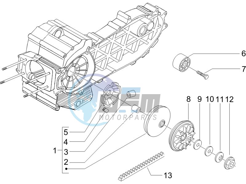 Driving pulley