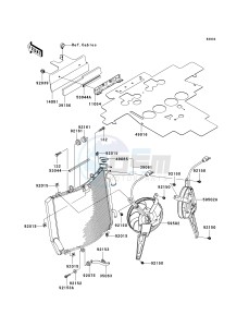 ZG 1400 B [CONCOURS 14] (8F-9F) B8F drawing RADIATOR