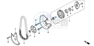 SH150 125 drawing OIL PUMP