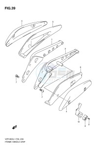 VZR1800 (E50) INTRUDER drawing FRAME HANDLE GRIP