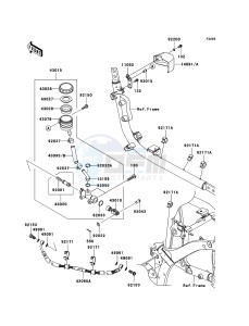 VN900_CUSTOM VN900C8F GB XX (EU ME A(FRICA) drawing Rear Master Cylinder