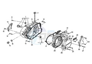 PLANET 125 drawing CRANKCASE COVER