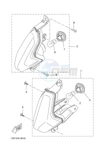 YP400RA X-MAX 400 ABS X-MAX (1SDC 1SDC 1SDC 1SDC) drawing FLASHER LIGHT