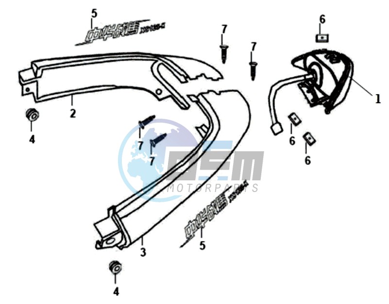 TAIL LIGHT - COWLING