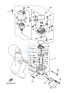 150AETX drawing TILT-SYSTEM-2