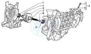 Beverly 125 RST drawing Crankshaft