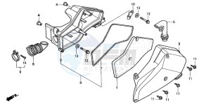 SFX50S drawing AIR CLEANER