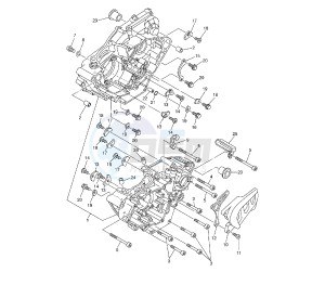 WR F 250 drawing CRANKCASE