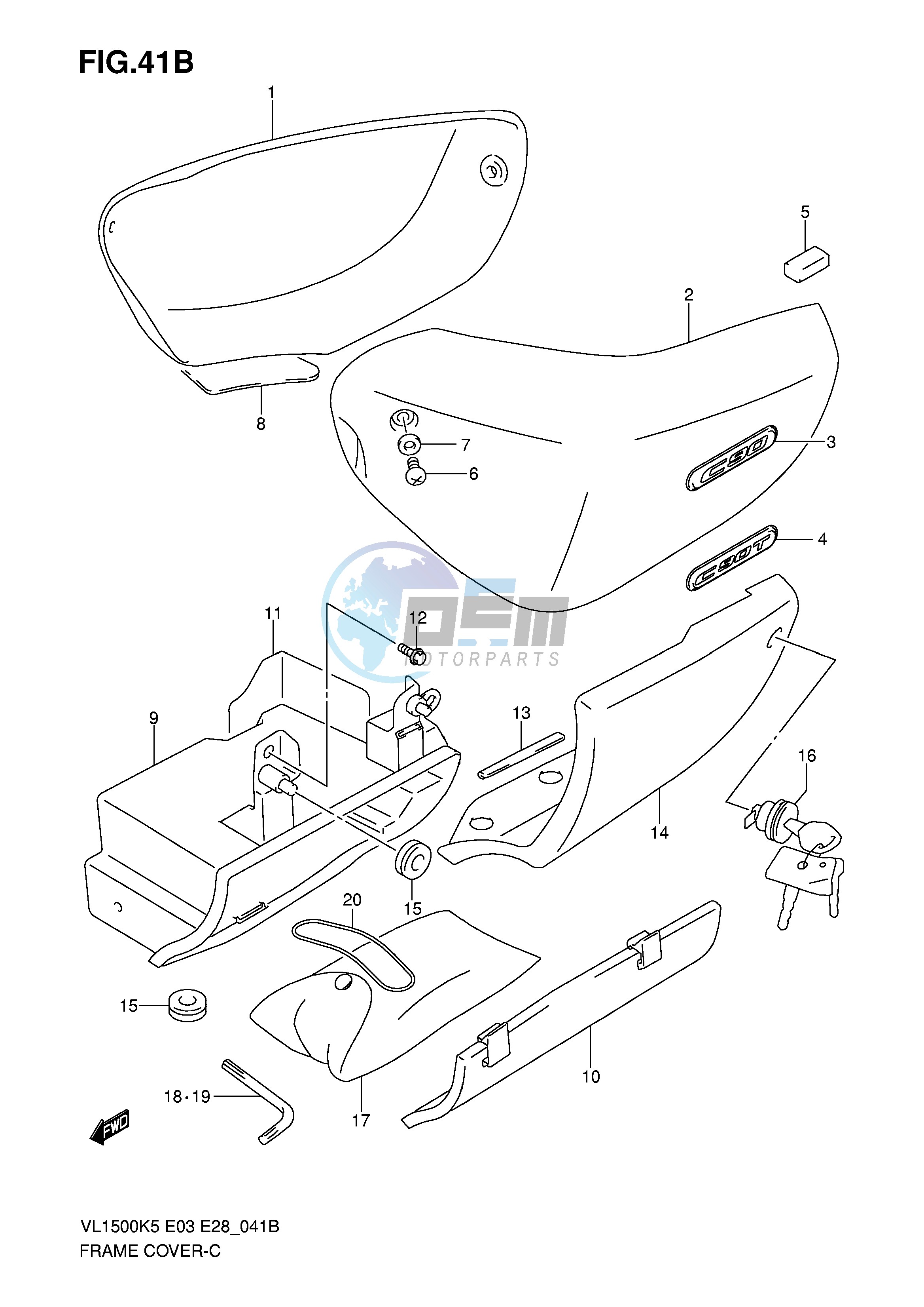 FRAME COVER (MODEL K8)