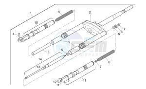 Rally 50 Air drawing Front fork I