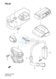 AN400 (E2) Burgman drawing ELECTRICAL