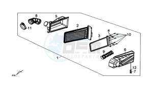 MAXSYM 600 I ABS EXECUTIVE (LX60A3-EU) (E4) (L7-M0) drawing AIR-C ASSY