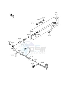 NINJA H2 ZX1000NGF XX (EU ME A(FRICA) drawing Gear Change Mechanism