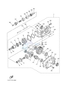 YFM700FWAD GRIZZLY 700 (B1AT) drawing DRIVE SHAFT