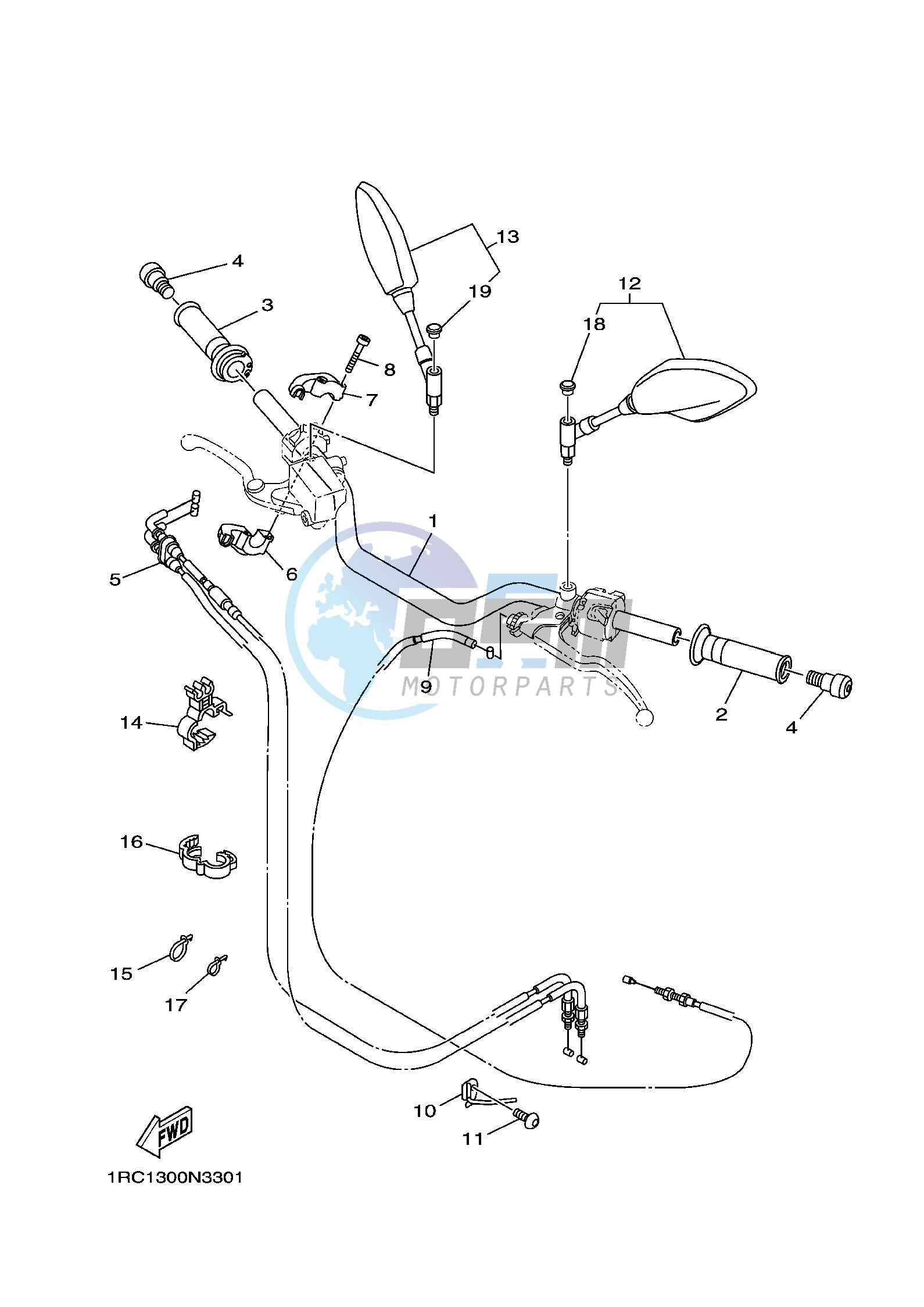 STEERING HANDLE & CABLE