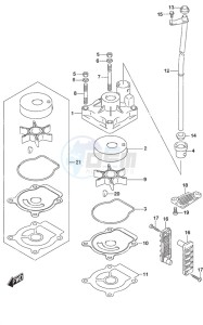 DF 50A drawing Water Pump