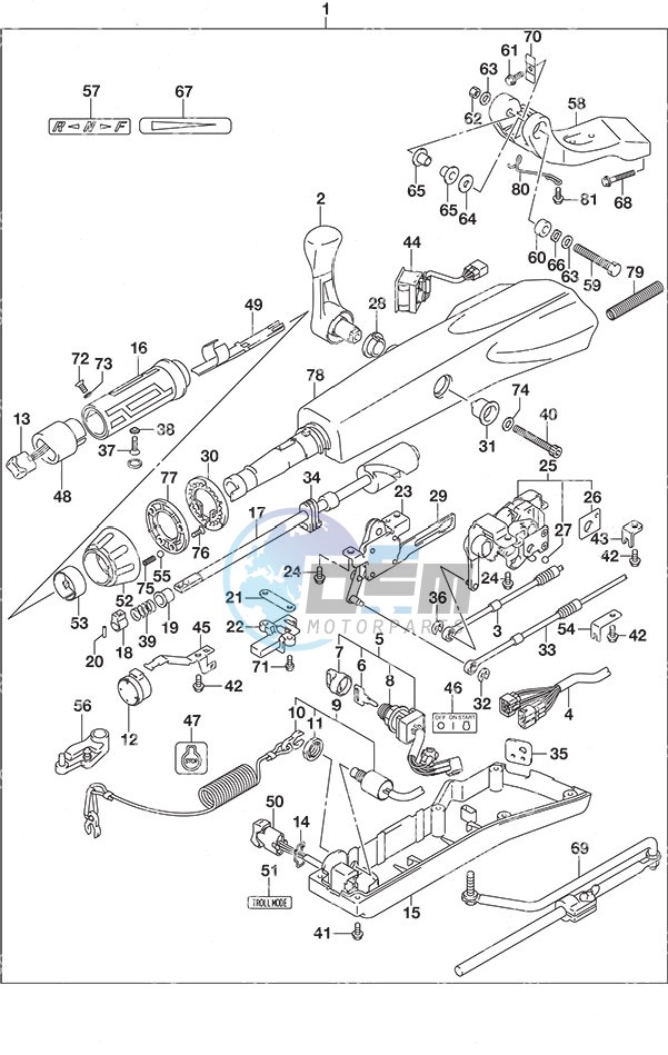 Tiller Handle