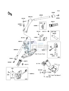 1400GTR_ABS ZG1400CEF FR GB XX (EU ME A(FRICA) drawing Handlebar