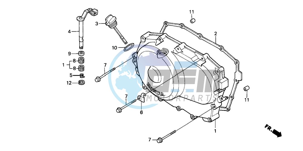 RIGHT CRANKCASE COVER