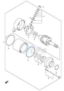 LT-F160 (P24) drawing STARTING MOTOR (MODEL Y K1 K2)