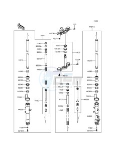 NINJA_250SL BX250AFS XX (EU ME A(FRICA) drawing Front Fork