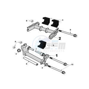 CITYSTAR 125 LC drawing ENGINEMOUNT