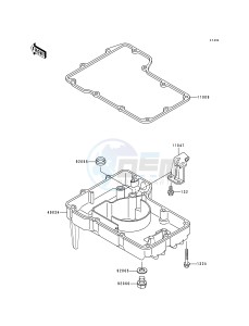 ZX 600 E [NINJA ZX-6] (E4-E6) [NINJA ZX-6] drawing OIL PAN