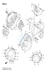 GSF650 (E2) Bandit drawing CRANKCASE COVER