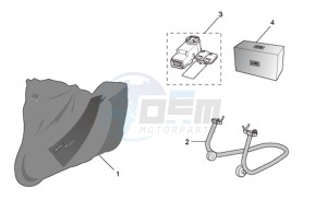 RSV 1000 Tuono drawing Acc. - Various I