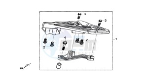 GTS 125I ABS drawing LUGGAGE RACK